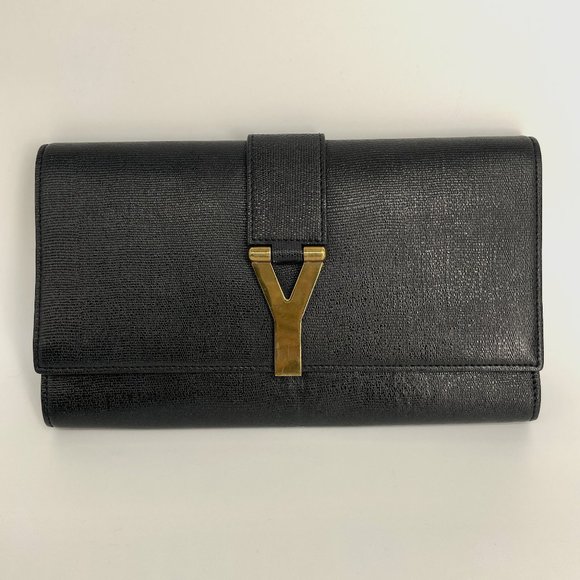 YSL Black Clutch - Picture 1 of 10